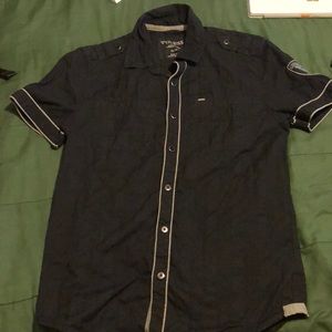 Guess short sleeve button down shirt